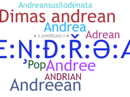 နာမ်မြောက်မည့်အမည် - Andrean
