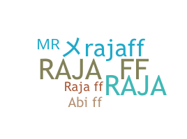 နာမ်မြောက်မည့်အမည် - RajaFf