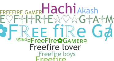 နာမ်မြောက်မည့်အမည် - Freefiregamer