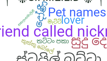 နာမ်မြောက်မည့်အမည် - Sinhala