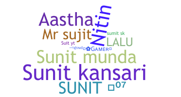 နာမ်မြောက်မည့်အမည် - Sunit