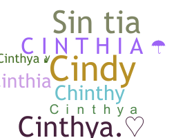 နာမ်မြောက်မည့်အမည် - Cinthya