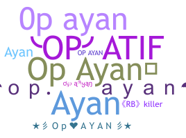 နာမ်မြောက်မည့်အမည် - OpAyan