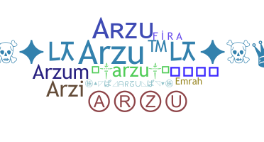 နာမ်မြောက်မည့်အမည် - Arzu