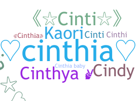 နာမ်မြောက်မည့်အမည် - cinthia