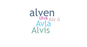 နာမ်မြောက်မည့်အမည် - alva