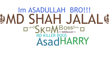 နာမ်မြောက်မည့်အမည် - Asadullah