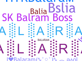 နာမ်မြောက်မည့်အမည် - Balaram