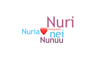 နာမ်မြောက်မည့်အမည် - nuria