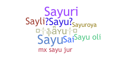 နာမ်မြောက်မည့်အမည် - Sayu