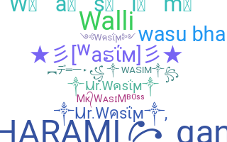 နာမ်မြောက်မည့်အမည် - Wasim