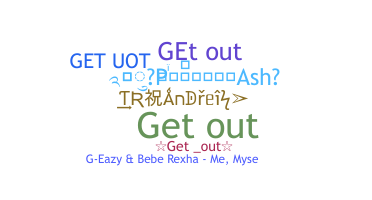 နာမ်မြောက်မည့်အမည် - GeTOuT