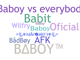 နာမ်မြောက်မည့်အမည် - Baboy