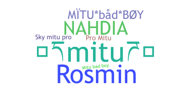 နာမ်မြောက်မည့်အမည် - Mitu