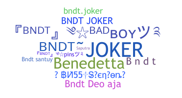 နာမ်မြောက်မည့်အမည် - Bndt