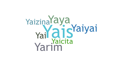 နာမ်မြောက်မည့်အမည် - Yaiza