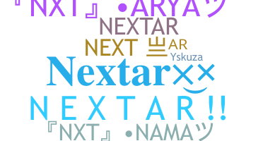နာမ်မြောက်မည့်အမည် - Nextar