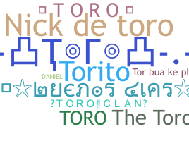 နာမ်မြောက်မည့်အမည် - Toro