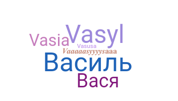 နာမ်မြောက်မည့်အမည် - Vasya