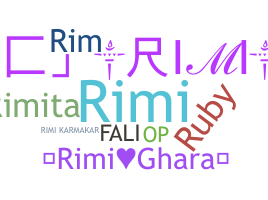 နာမ်မြောက်မည့်အမည် - rimi