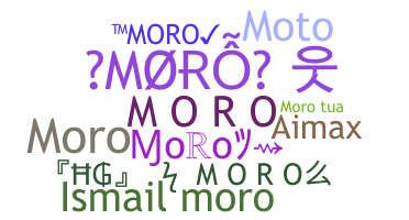 နာမ်မြောက်မည့်အမည် - moro
