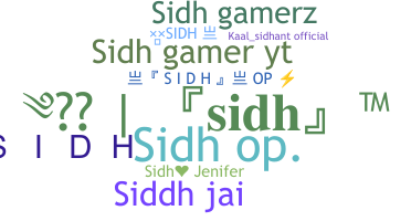 နာမ်မြောက်မည့်အမည် - SIDH