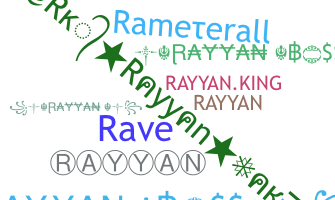 နာမ်မြောက်မည့်အမည် - Rayyan