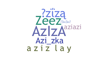 နာမ်မြောက်မည့်အမည် - Aziza