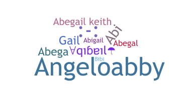 နာမ်မြောက်မည့်အမည် - Abegail