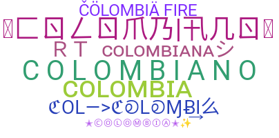 နာမ်မြောက်မည့်အမည် - colombia