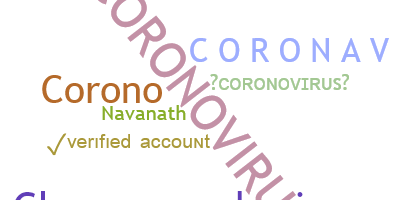 နာမ်မြောက်မည့်အမည် - Coronovirus