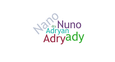 နာမ်မြောက်မည့်အမည် - Adryan