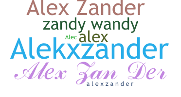 နာမ်မြောက်မည့်အမည် - Alexzander