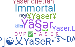 နာမ်မြောက်မည့်အမည် - Yaser