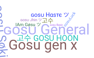 နာမ်မြောက်မည့်အမည် - gosu