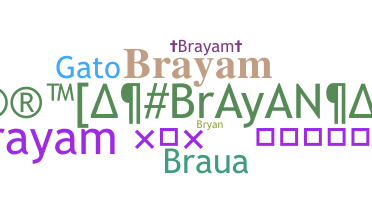 နာမ်မြောက်မည့်အမည် - Brayam