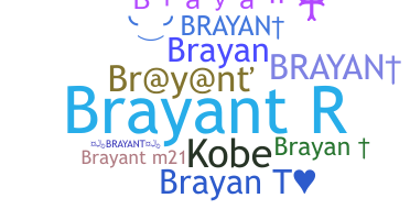 နာမ်မြောက်မည့်အမည် - Brayant