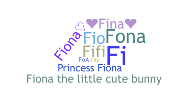 နာမ်မြောက်မည့်အမည် - Fiona