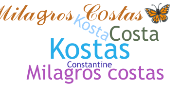 နာမ်မြောက်မည့်အမည် - Costas