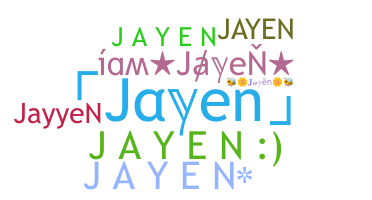 နာမ်မြောက်မည့်အမည် - Jayen