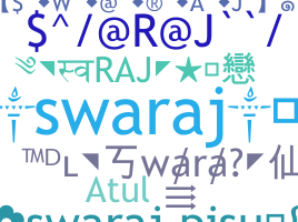 နာမ်မြောက်မည့်အမည် - Swaraj