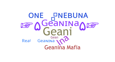 နာမ်မြောက်မည့်အမည် - Geanina
