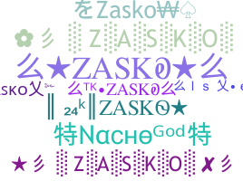 နာမ်မြောက်မည့်အမည် - zasko