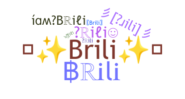 နာမ်မြောက်မည့်အမည် - Brili