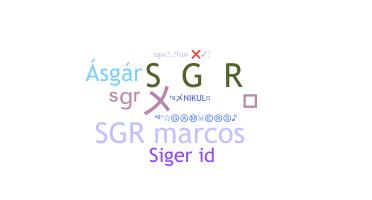 နာမ်မြောက်မည့်အမည် - sgr