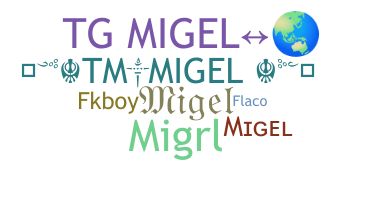 နာမ်မြောက်မည့်အမည် - Migel