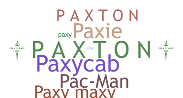 နာမ်မြောက်မည့်အမည် - Paxton