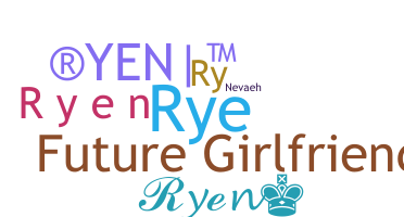 နာမ်မြောက်မည့်အမည် - Ryen