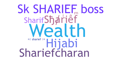 နာမ်မြောက်မည့်အမည် - Sharief