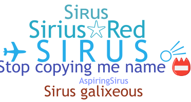 နာမ်မြောက်မည့်အမည် - Sirus